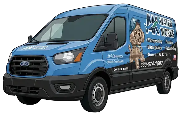 AK Water Works Service Van